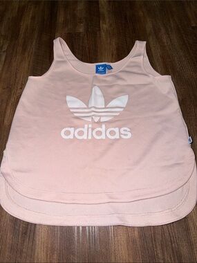 ADIDAS Originals Mesh Jersey Tank Pink size M